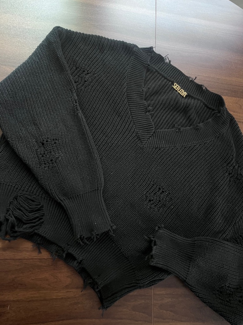SER.O.YA Syd Sweater in Black